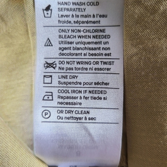 VINCE. Belted Palazzo Cullotes, Size 8, Beige, NWT - Picture 14 of 14